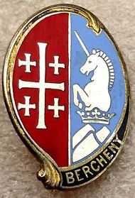 A francia Bercsényi-/Bercheny-huszárok jelvénye.
