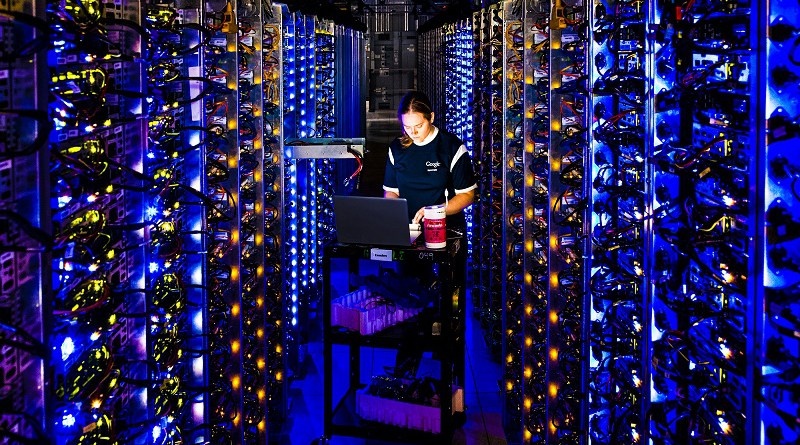 A Google egyik adatközpontja.