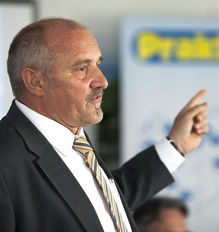 Karl-Heinz Keth, a Praktiker Kft. ügyvezető igazgatója.