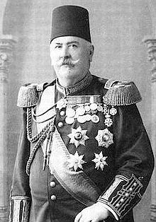 Széchenyi Ödön pasa török egyenruhában.