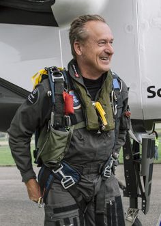 André Borschberg, a Solar Impulse pilótája.