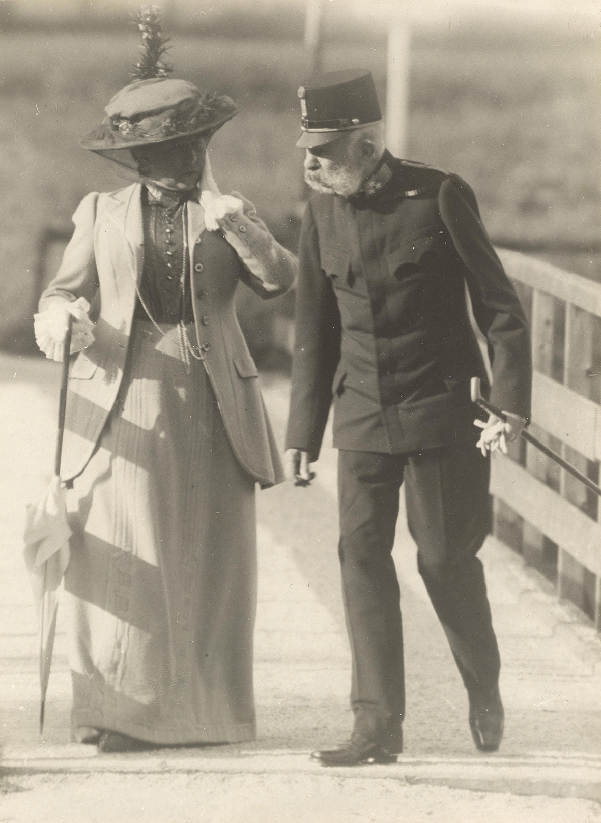 Katharina Schratt Ferenc József oldalán.