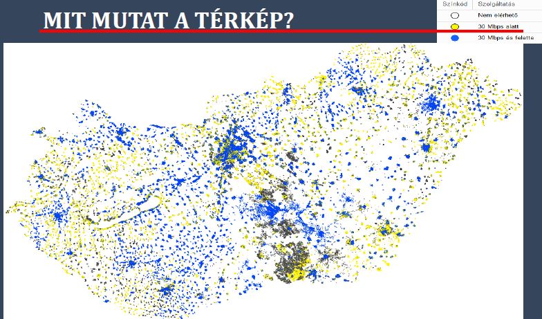 Európában is egyedülálló felmérés: internet-ellátottsági térkép.