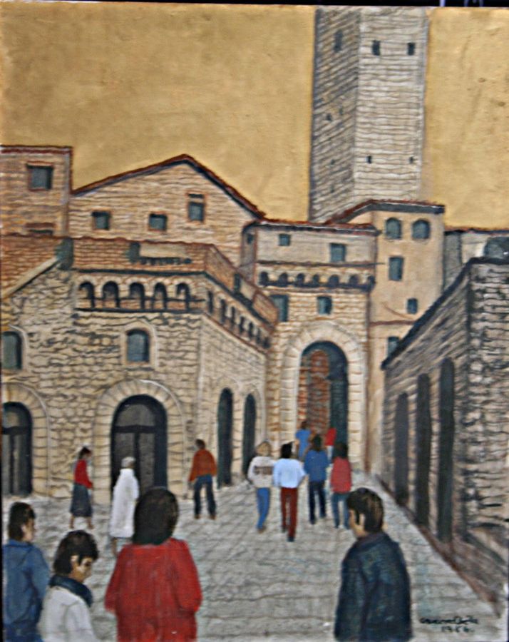 Czene Béla_ Firenze (olaj-farost):