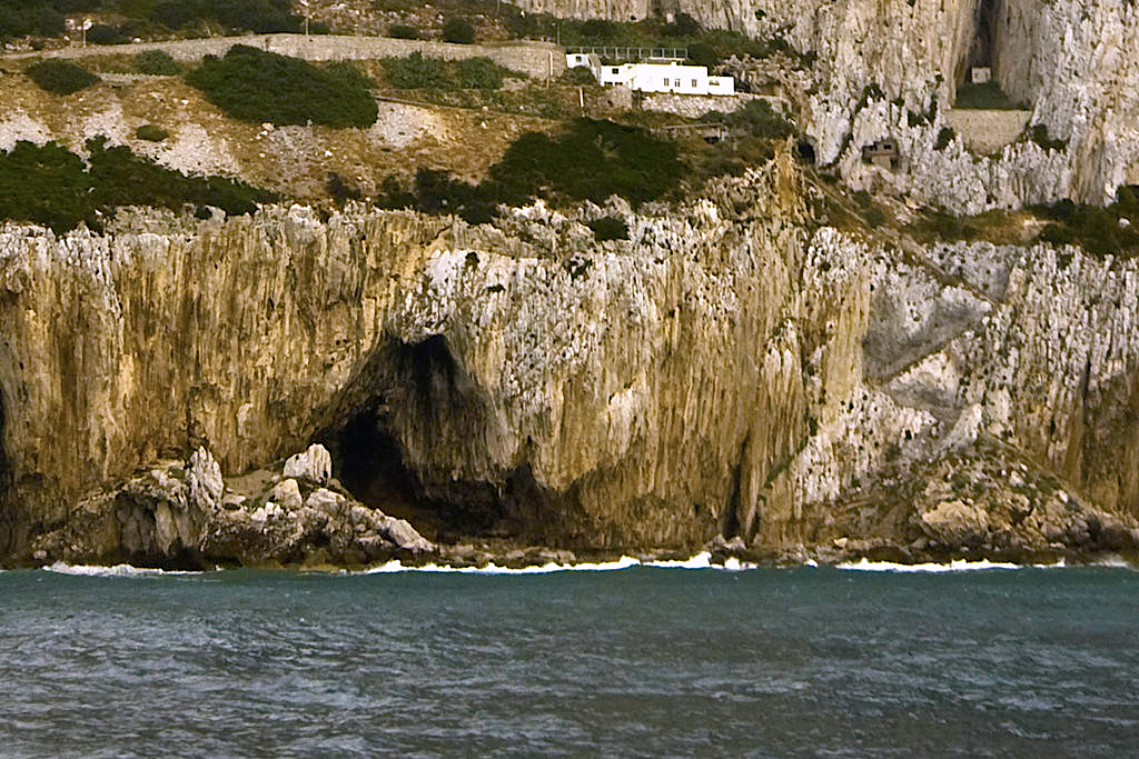 A gibraltári Gorham-barlangok.