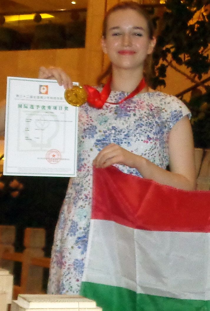 Magyar lány szerzett aranyat a kínai tehetségkutató versenyen