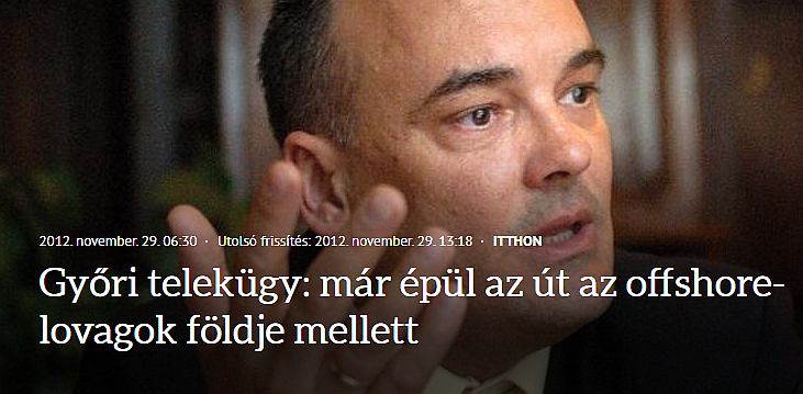 Borkai–Rákosfalvy-panama – Kinek jövedelmezett a győri audis telekügylet?