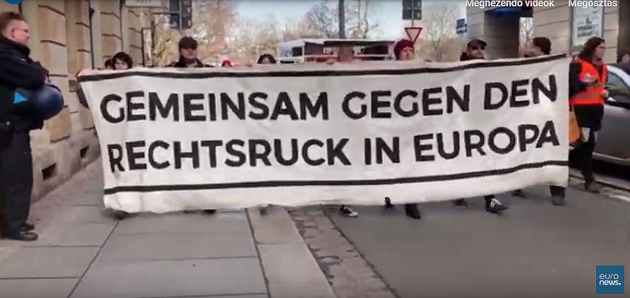 Antifasiszta tüntetések Erfurtban, Drezdában