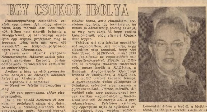 Egy csokor ibolya – az újságíró archívumából