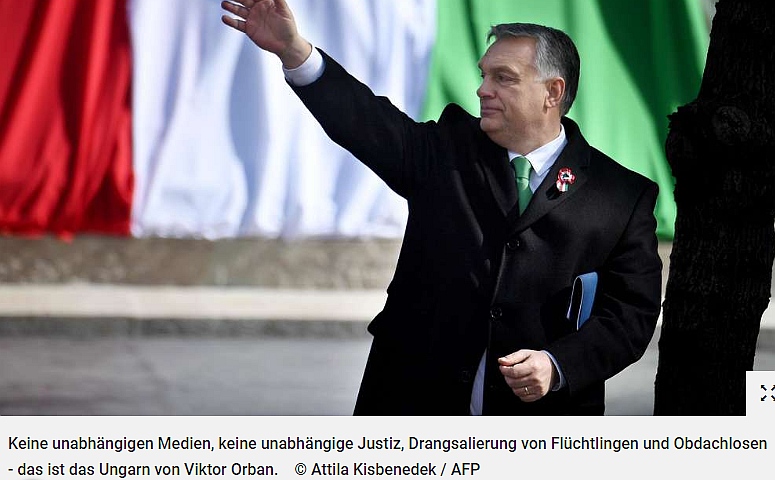 A zsaroló Orbán visszaél mások bajával