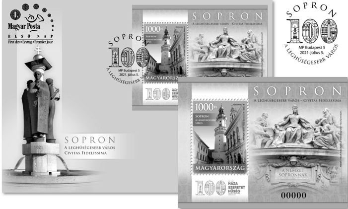 Ezerforintos bélyegen Sopron – a leghűségesebb város