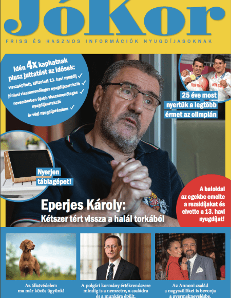 Jókor: ára a nyugdíjban/-ból