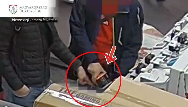 Szlovákok loptak műszaki cikkeket győri boltból