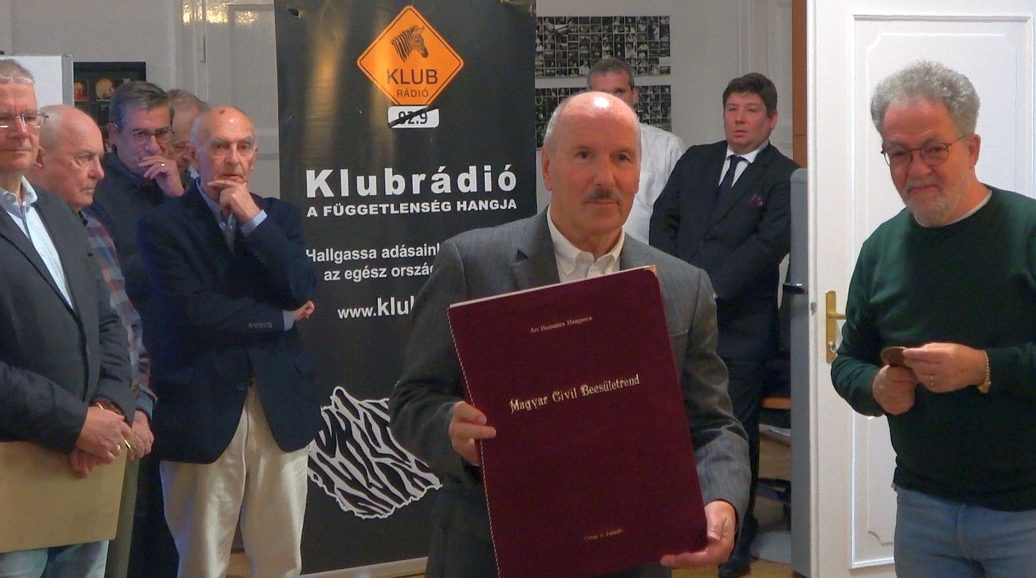 Civil Becsületrendet kapott a Klubrádió