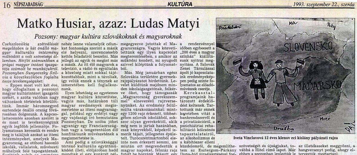 Az újságíró archívumából – Matko Husiar, azaz: Ludas Matyi