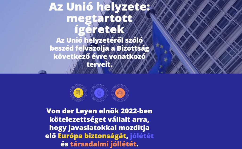 Az Európai Unió 2022. évi mérlege 