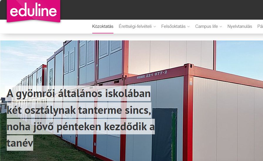 Legalább arányosan: egy állami iskola – egy templom