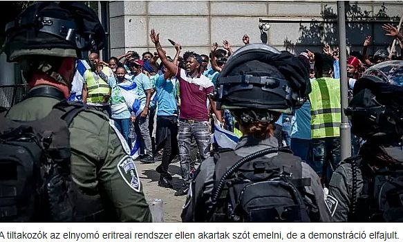 Afrikai menedékkérők dúlták föl Tel Avivot