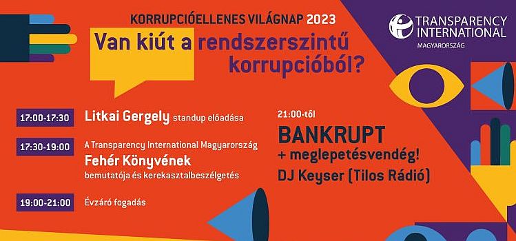 Van-e kiút a rendszerszintű korrupcióból? – megjelent a TI Magyarország Fehér Könyve