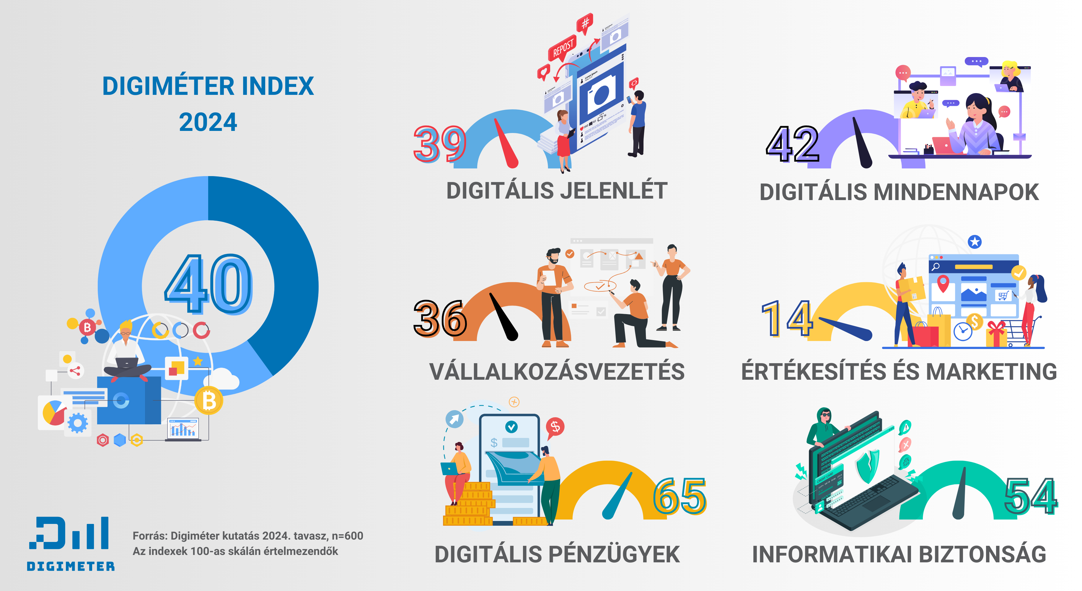 Digiméter, 2024: digitális felzárkózás helyett visszarendeződés