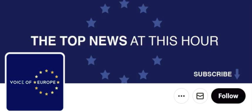 A csehek leplezték le az orosz pénzből működtetett Voice of Europe portált