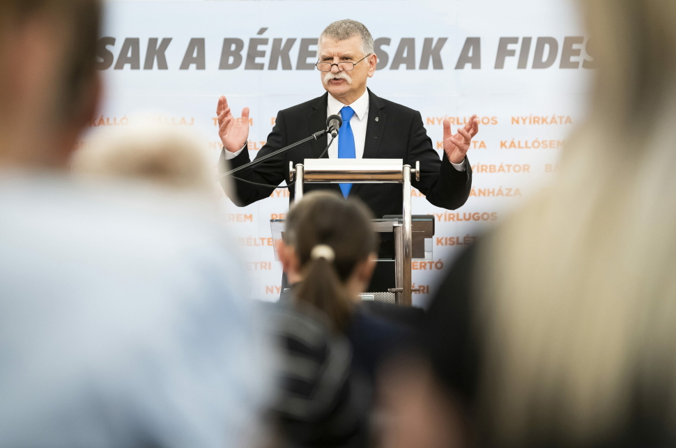 Kövér László szerint: aki magyar, a Fideszre szavaz
