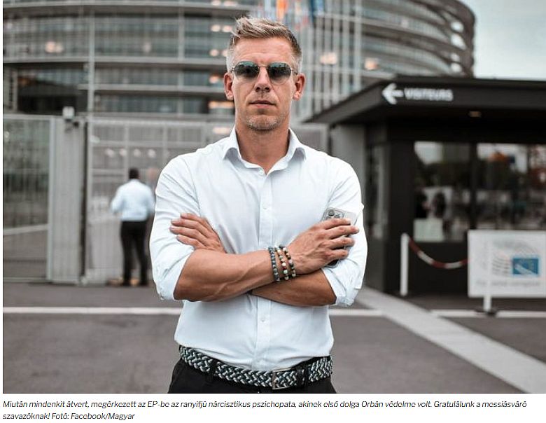 Magyar máris Orbán mellett szavaz az EP-ben