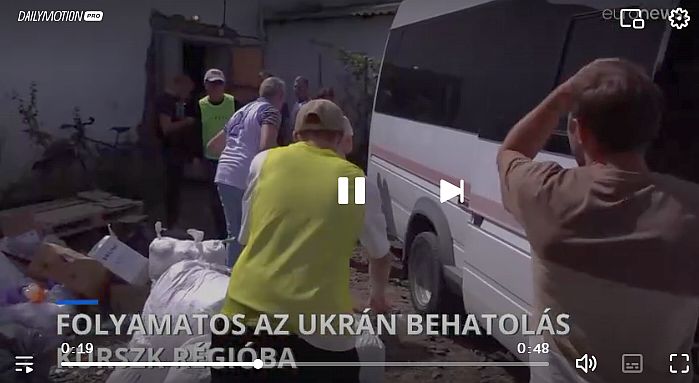 Az ukrán benyomulás miatt ezreket evakuálnak a nyugat-kurszki területekről