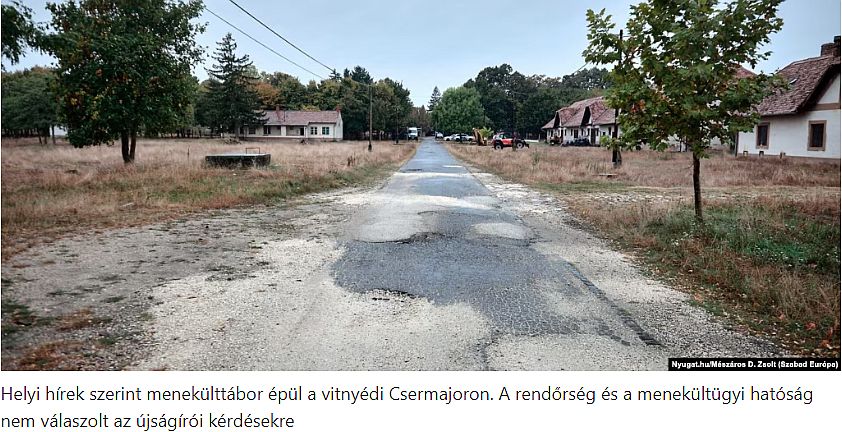 Magyarország nem fogad be migránsokat: 500 fős menekülttábort építenek Vitnyéden