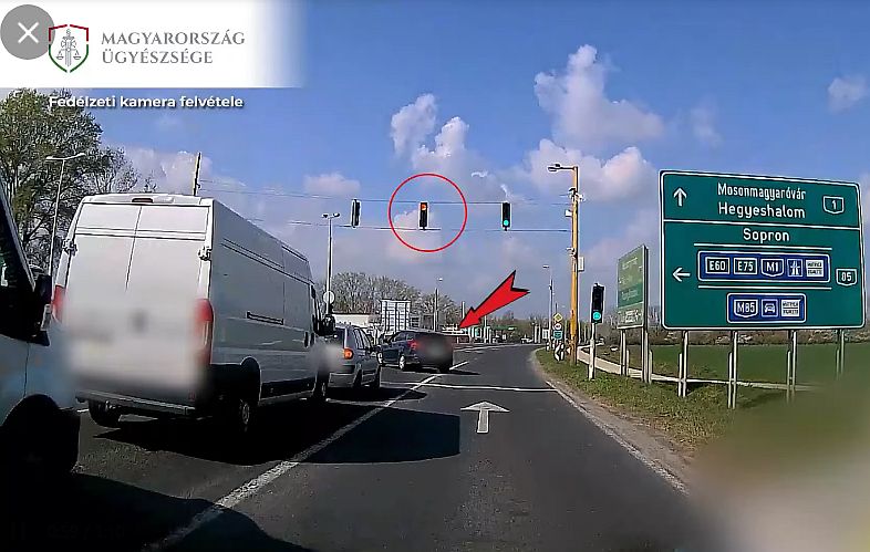 Autósüldözés Győrött