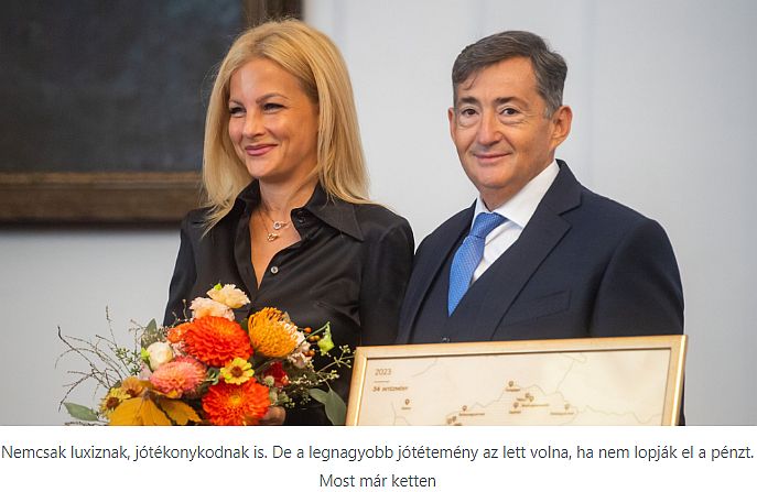 A „luxizás” azért probléma, mert lopott pénzből van