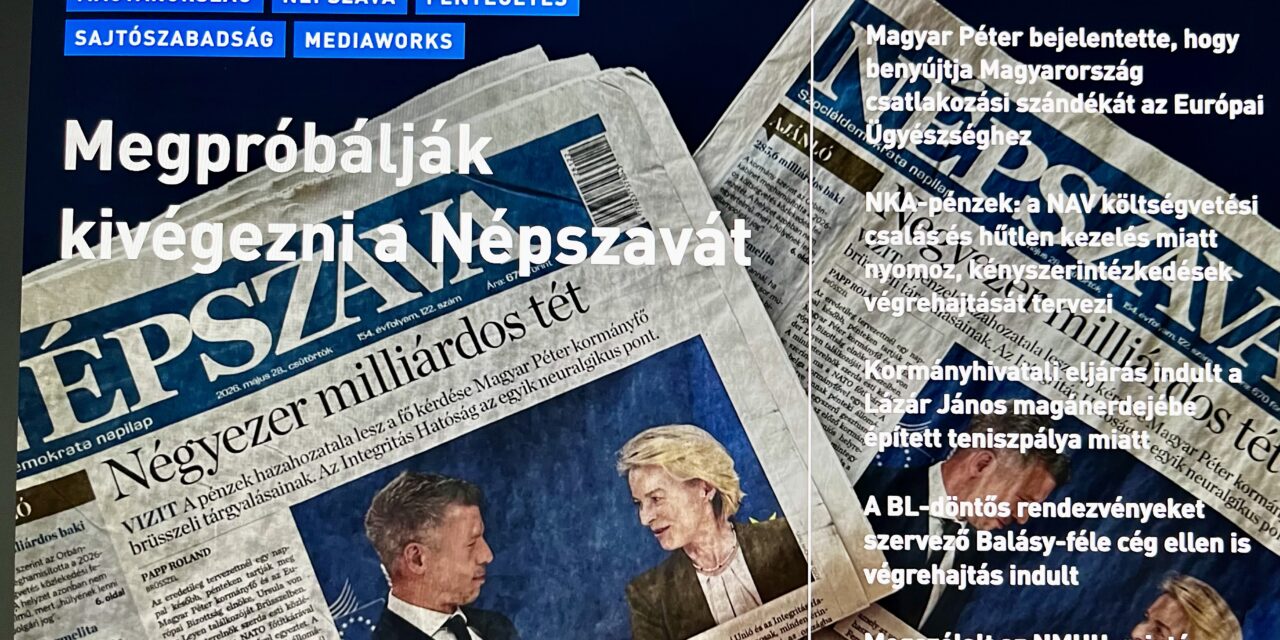 A fennmaradásáért küzd a Népszava – a Mediaworks felmondta a terjesztési szerződést